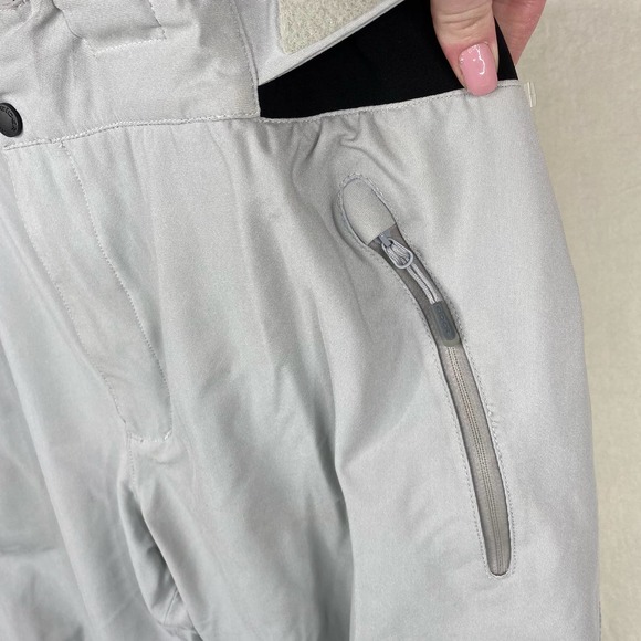 Women's Eider Grey & Black Gortec Snow Bibs, Skiing/Snowboarding-XL - Picture 11 of 14